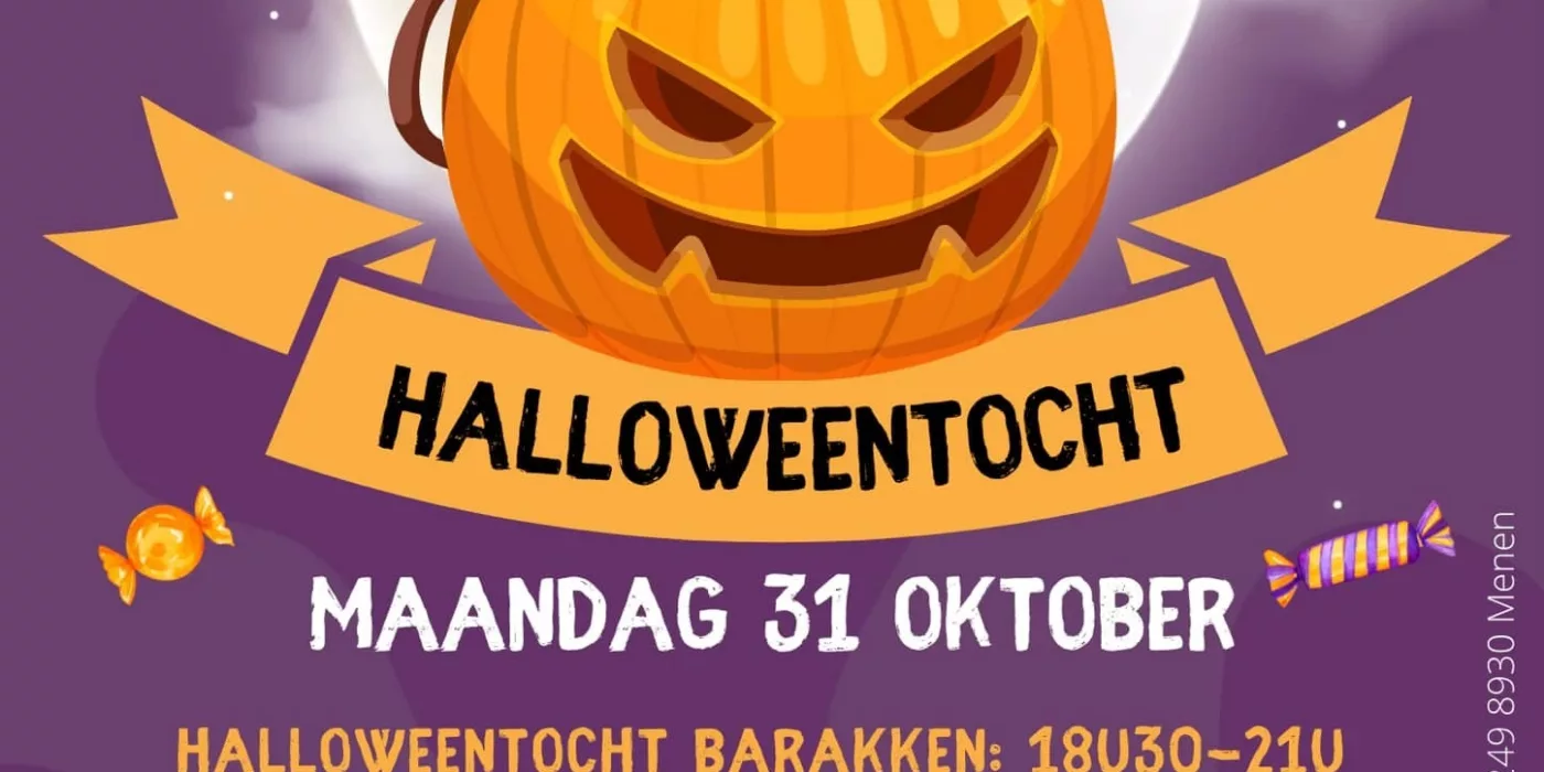 Halloweentocht met afterparty op de Barakken