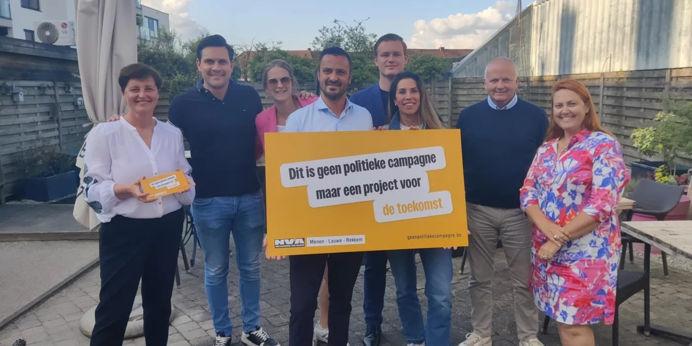 VK24 Menen - N-VA Menen lanceert onlineplatform om voorstellen voor verkiezingsprogramma te verzamelen
