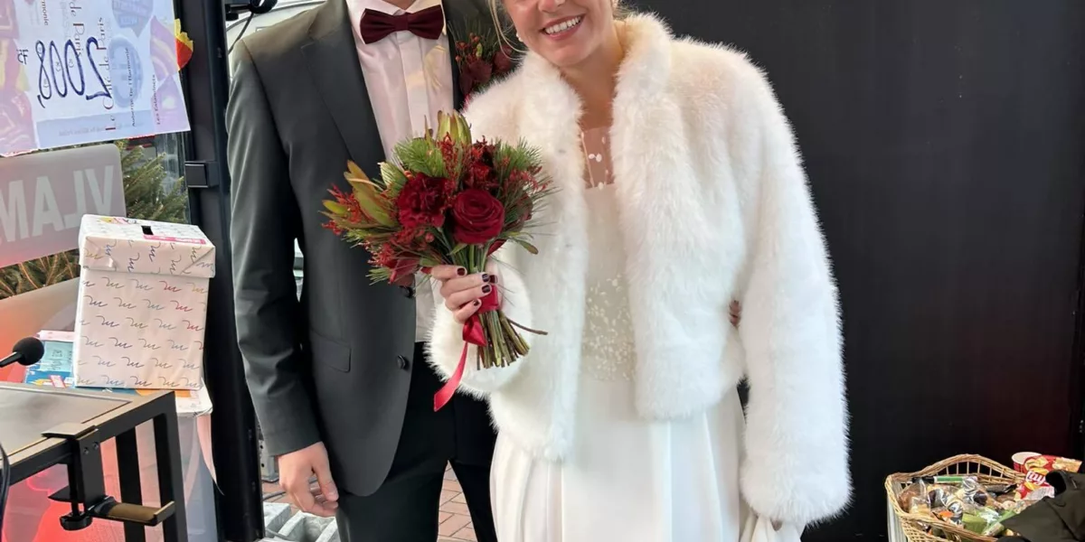 Julie en Sebastien gaven elkaar het ja-woord tijdens de Warmste Week