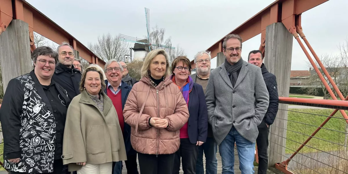 Minister Crevits bracht werkbezoek aan stad Wervik