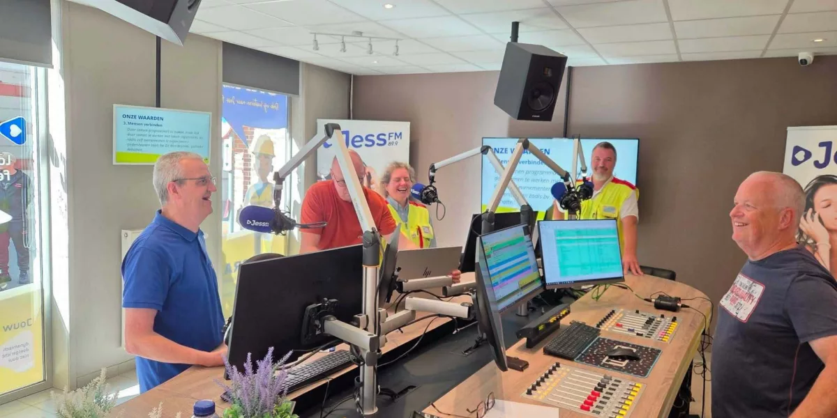 Ook het Rode Kruis was aanwezig tijdens de Wieltjesfeesten