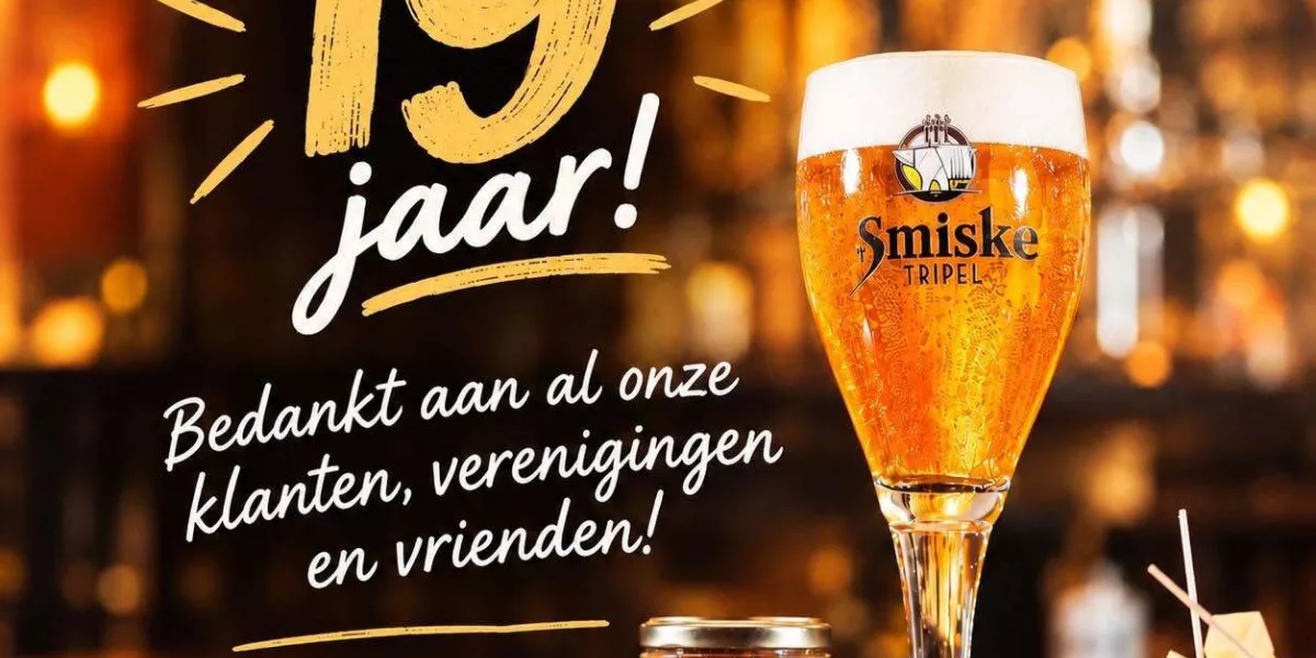 Eetcafé 't Smiske uit Geluwe vierde 19 jarig bestaan