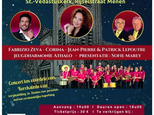 Uniek concert in St-Vedastuskerk tijdens 'Kerst in Mjinde'