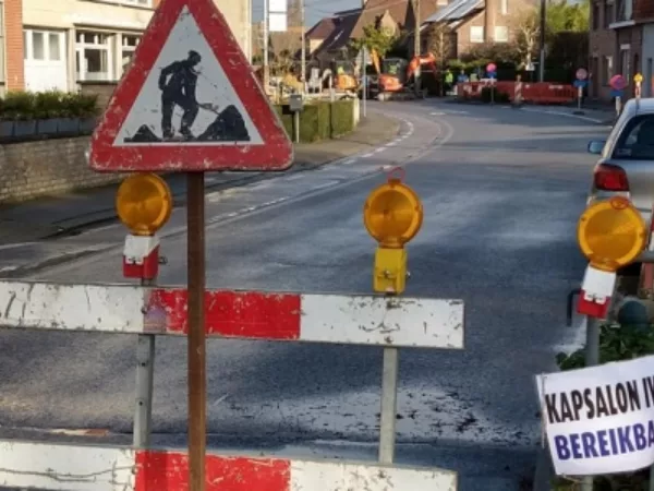 Ingrijpende werken in Overheulestraat Moorsele