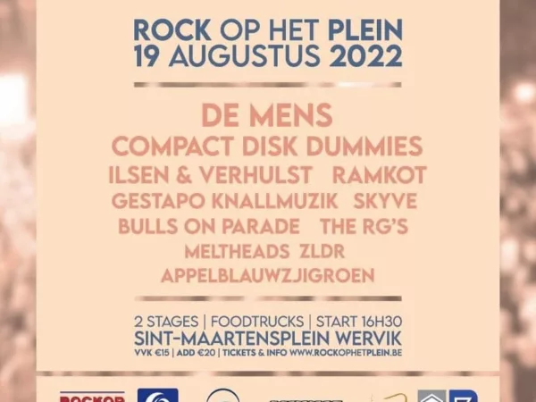 Dylan Hoornaert: "Dit jaar 2 podia tijdens Rock op het plein"