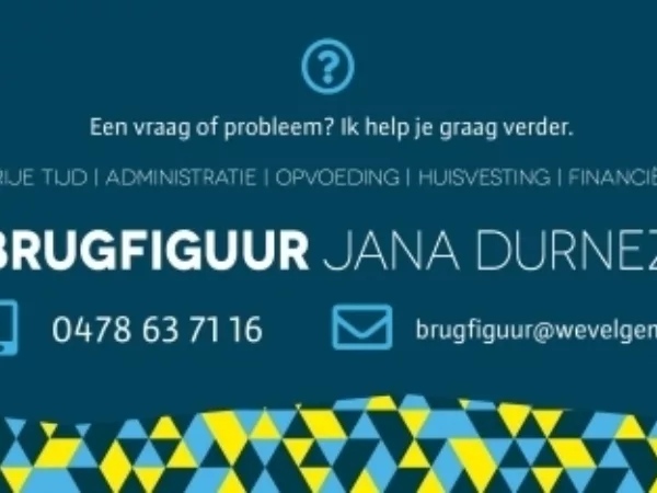 Jana Durnez brugfiguur in Wevelgem