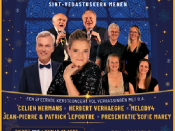 Zaterdag 5 december wordt de Sint-Vedastuskerk het decor voor een sfeervol kerstconcert!
