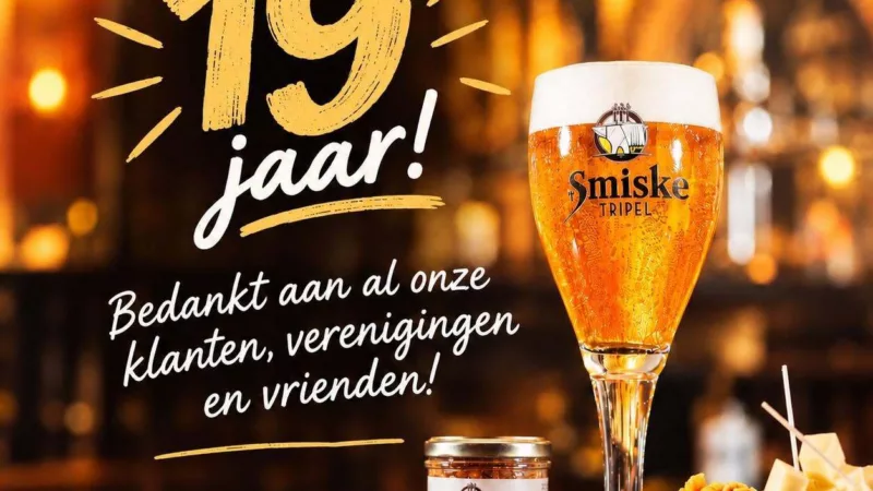 Eetcafé 't Smiske uit Geluwe vierde 19 jarig bestaan