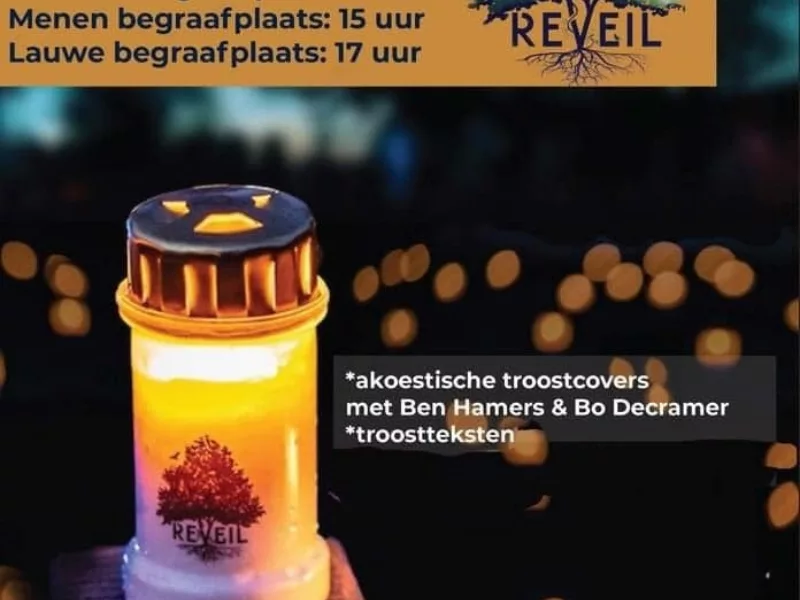 Bo Decraemer: "We brengen tijdens Reveil ingetogen nummers op de 3 stedelijke begraafplaatsen"