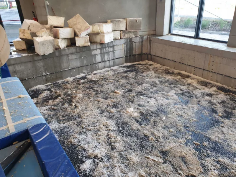Grote schade bij Vaste Vuist Lauwe na wolkbreuk