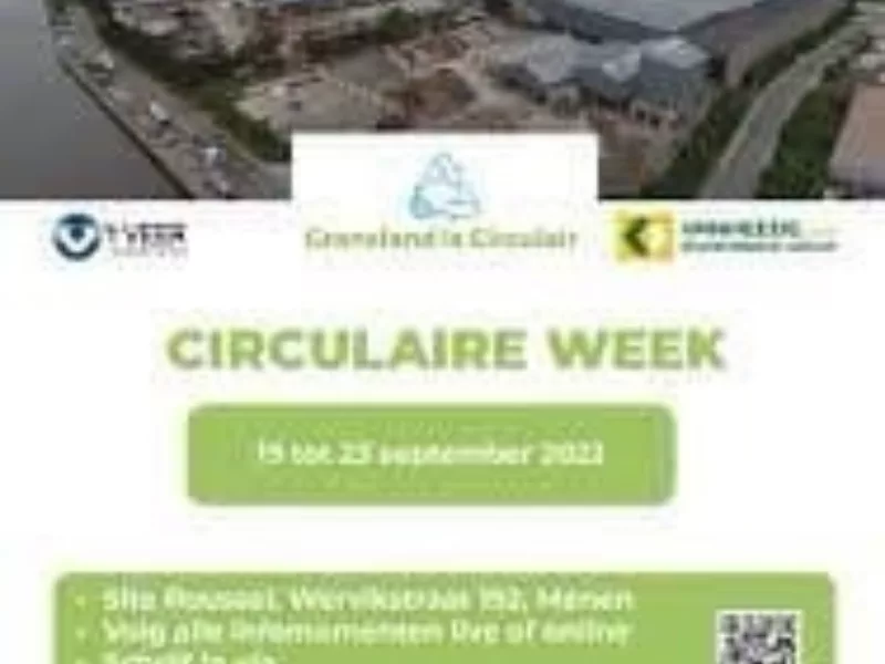 Bedrijvenplatform Grensland Menen-Wervik organiseert een circulaire week