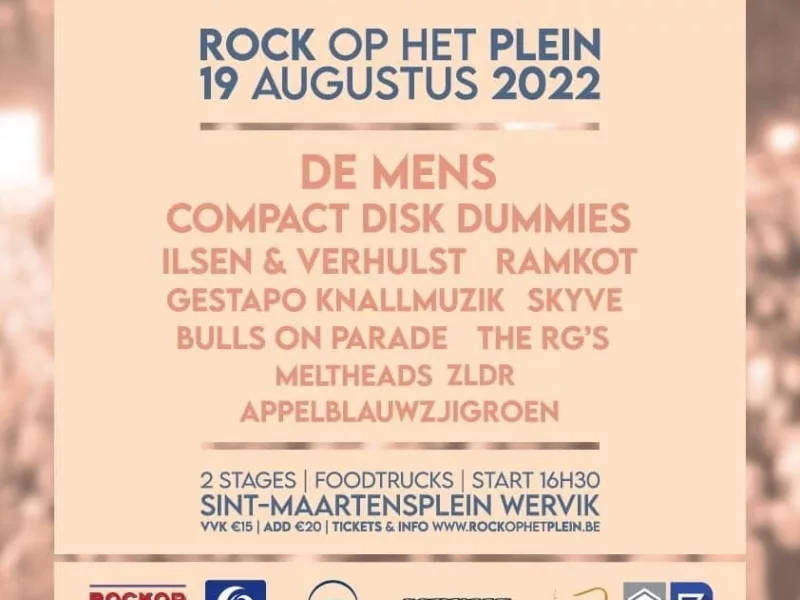 Dylan Hoornaert: "Dit jaar 2 podia tijdens Rock op het plein"