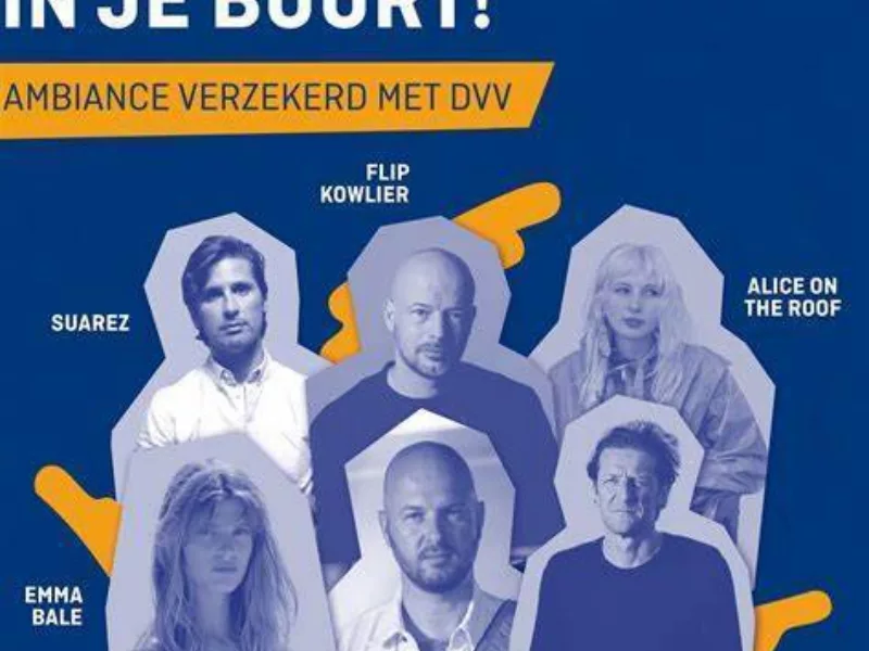 Win een gratis concert dankzij DVV Verzekeringen Menen