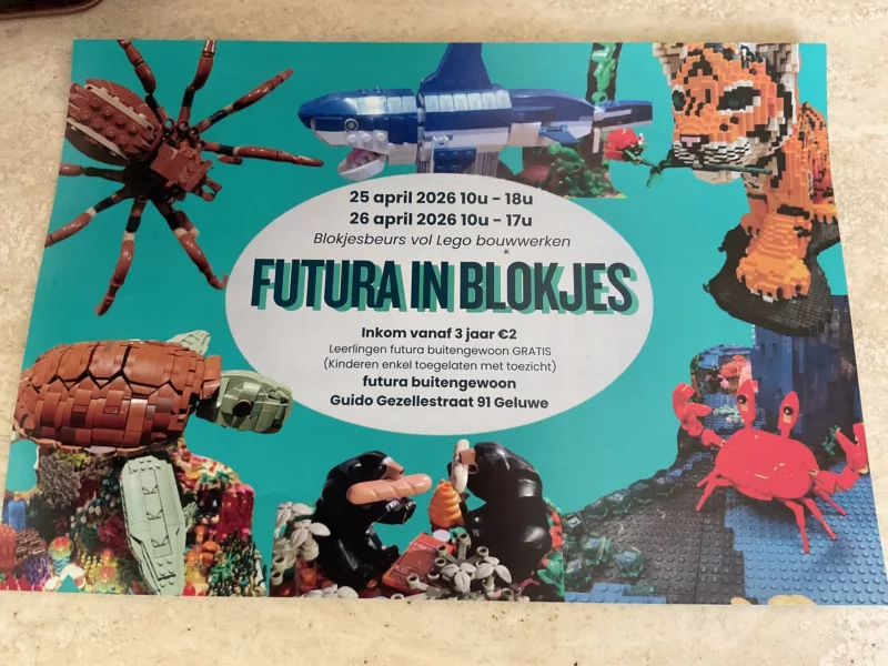 Dit weekend vindt in Geluwe 'futura in blokjes plaats', een unieke legobeurs